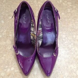 Deep purple high heels