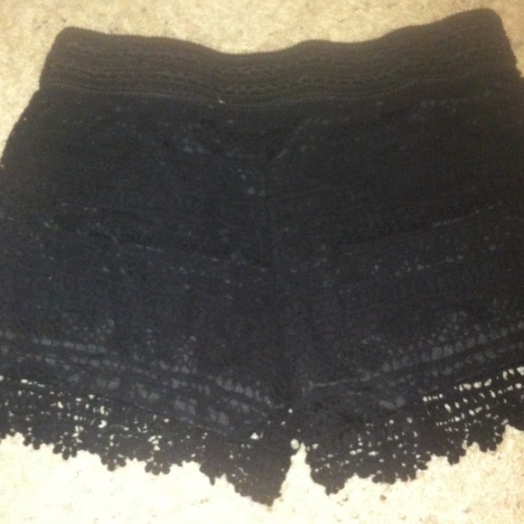 Crochet shorts