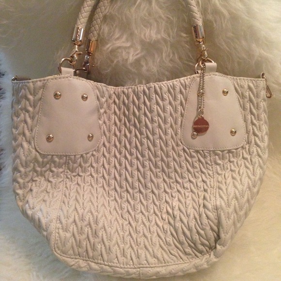 Big Buddha White Handbag