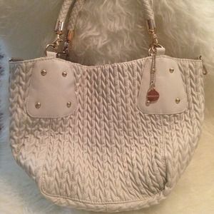 Big Buddha White Handbag