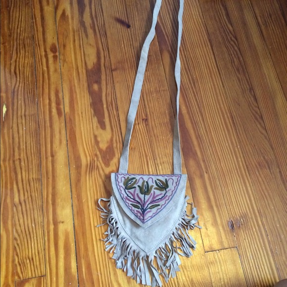 Fringe cross body bag