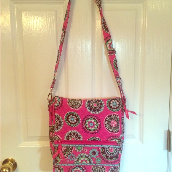 Vera Bradley retired Cupcakes Pink Tote- messenger