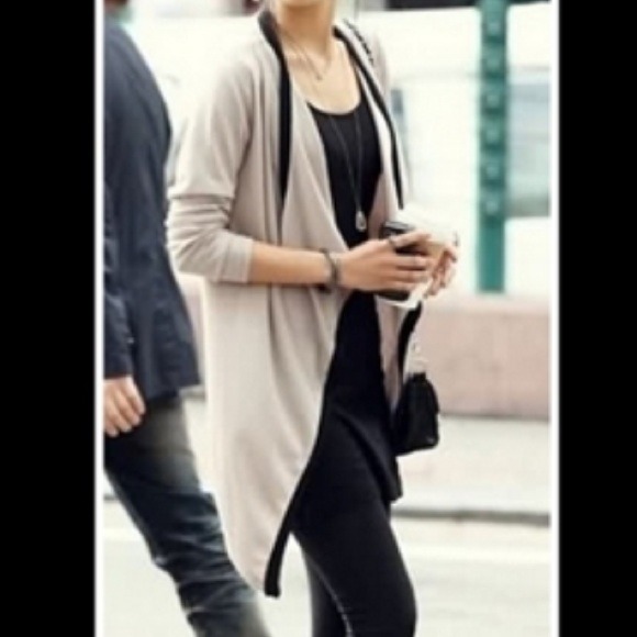 NWT Grey & Black Sweater/ Cardigan