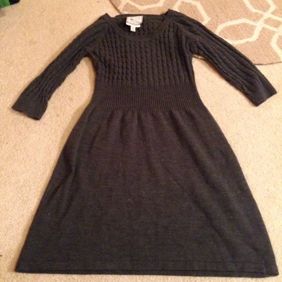 Grey Sweater Dress - Picture 2 of 4