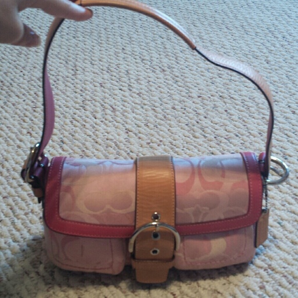 Coach Soho Flap Optic Signature Satchel