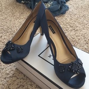 Royal blue heels. From Dillard's