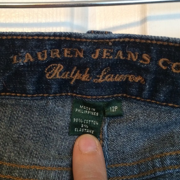 Ralph Lauren Jeans Size 12 Petite Stretchy - Picture 2 of 4