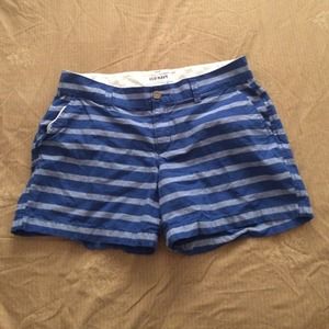 Blue/White striped old navy shorts