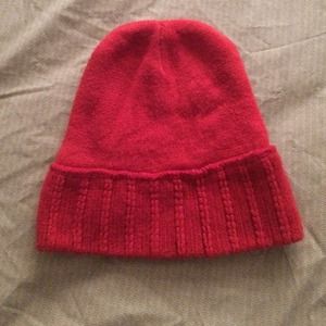 Red beanie Cap