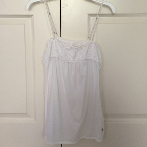 adorable white girly tank top