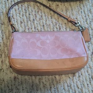 Coach Small Pink Logo Handbag