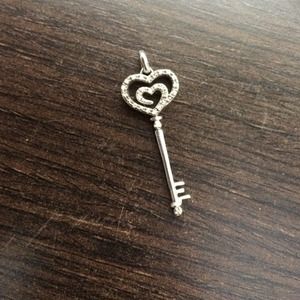 Diamond key heart