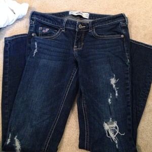 Dark wash hollister jeans