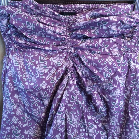 Victoria's Secret Purple Print Tube Top Size Med - Picture 2 of 4