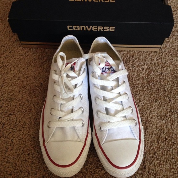 White low top converse