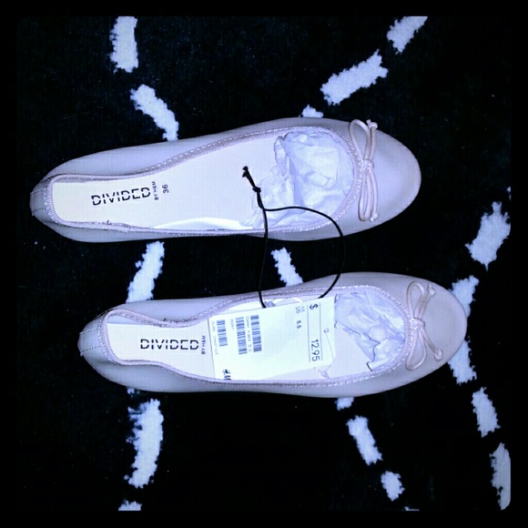 Pink ballet flats