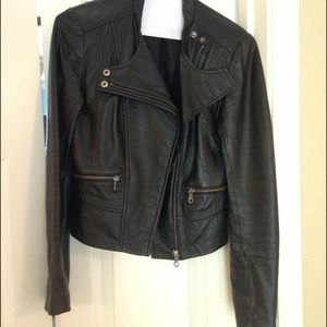 Leather Moto Jacket
