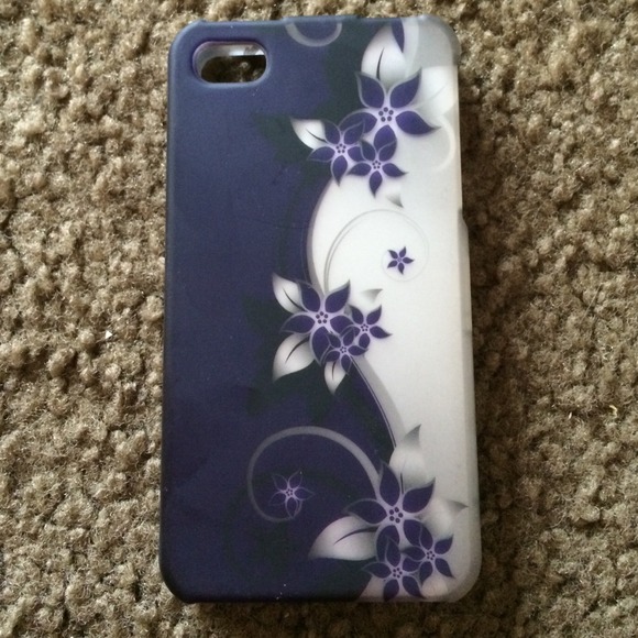 Purple flower iPhone 4/4s case