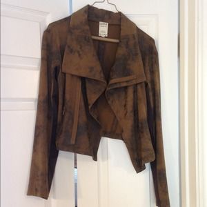Faux leather jacket