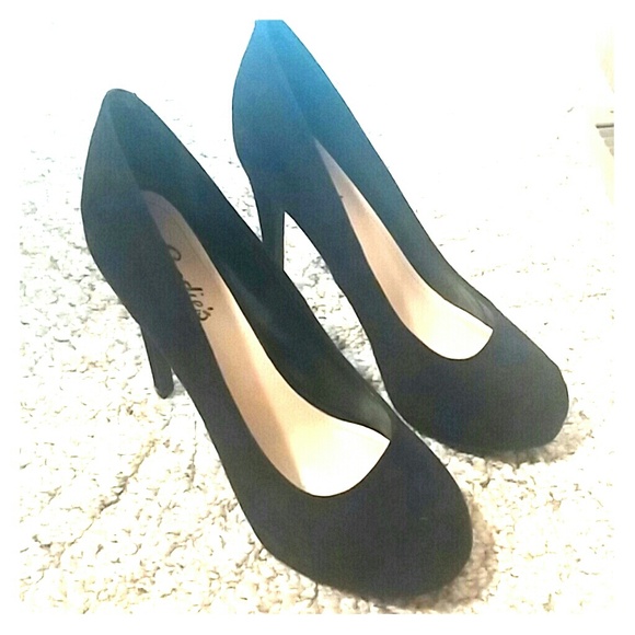 Candies Pumps (Black) - Picture 1 of 3