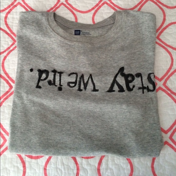 Brandy Melville inspired graphic tee 'Stay Weird'