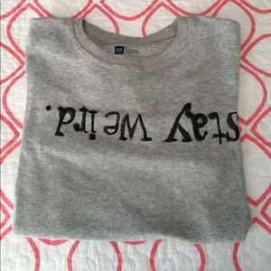 Brandy Melville inspired graphic tee 'Stay Weird'