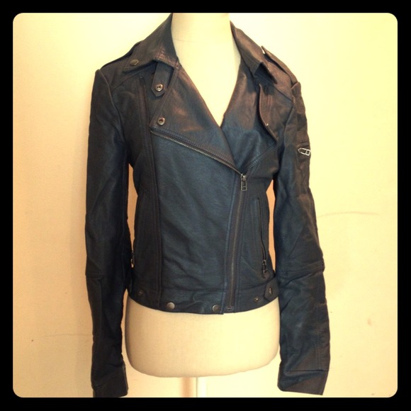 TopShop biker leather jacket