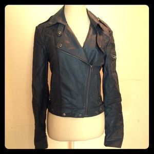 TopShop biker leather jacket