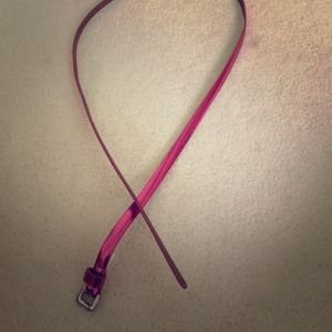 cute pink metallic belt