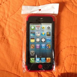 Black and Red IPhone 5 Case.