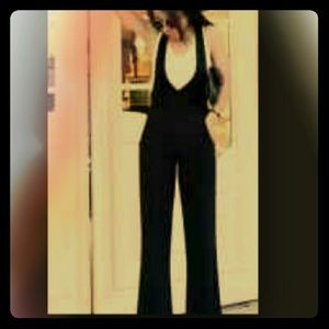 Halter/v-neck Overalls