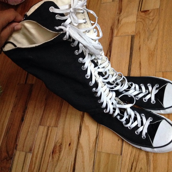 Knee high converse
