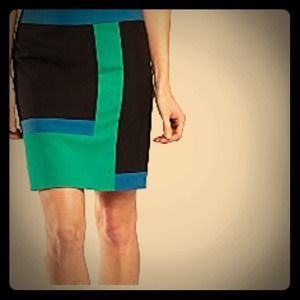 Worthington color-block pencil skirt