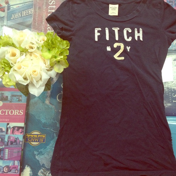 Navy blue Abercrombie & Fitch Shirt - Picture 1 of 4