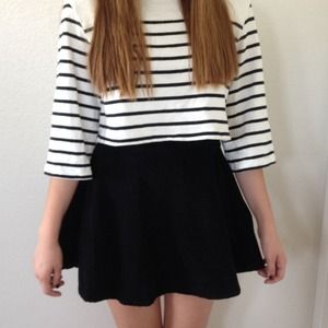 American Apparel corduroy circle skirt