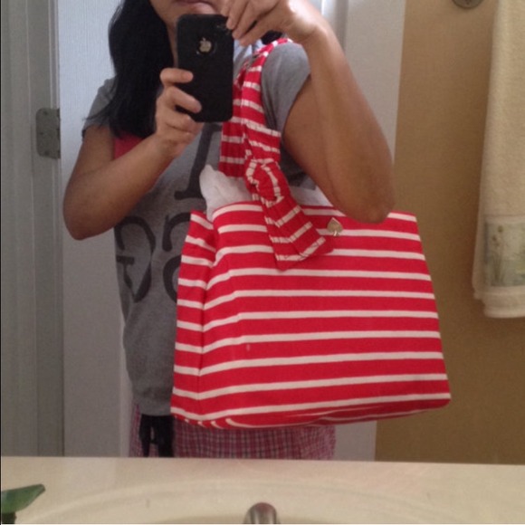 Sold-- Authentic Kate Spade CarryAll Bag - Picture 4 of 4