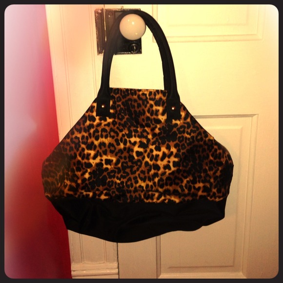 Large Cheetah Print bag