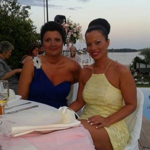 Stunning yellow cocktail dress bought in Greece