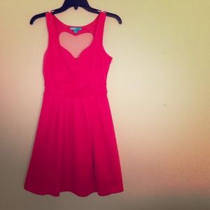 Hot pink dress