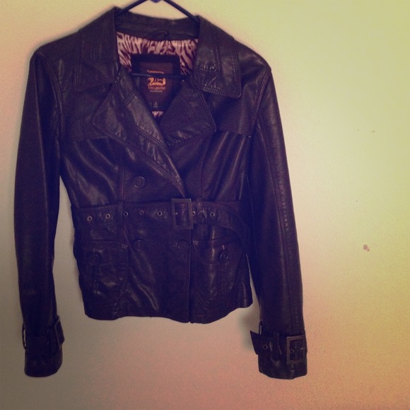 Leather jacket