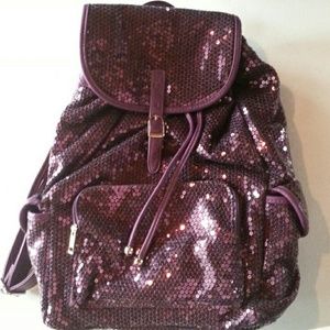 Dark purple backpack