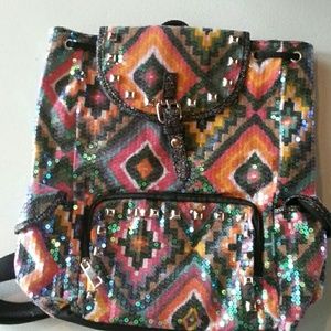 Multi color backpack
