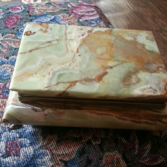 Vintage Marble jewelry box