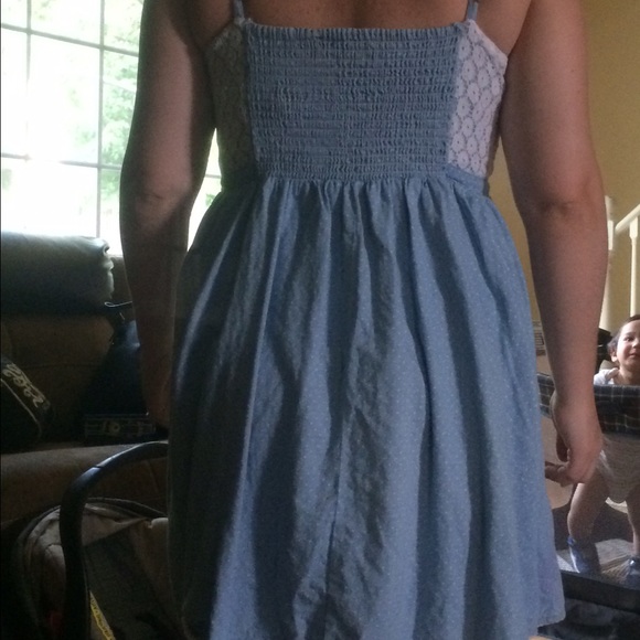 Candies denim lace dress - Picture 3 of 3