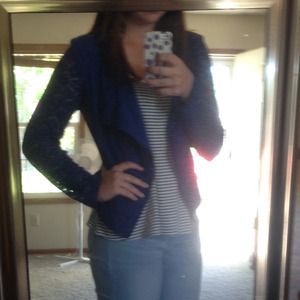 Royal blue blazer NWOT