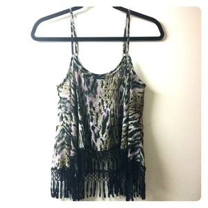 SALE!  For Love & Lemons XS Top w Fringe RARE