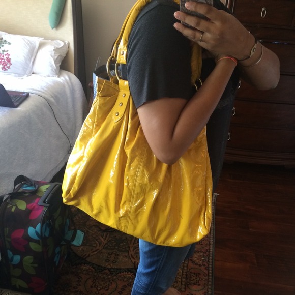 Yellow Tote Purse - Picture 2 of 4