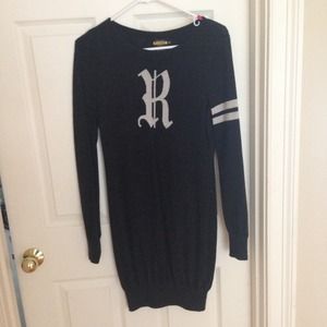 Rugby sweater dress