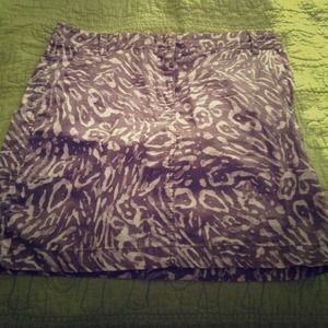 Cute patterned Ann Taylor loft pencil skirt