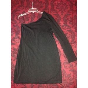 NWOT One shoulder Little black Dress